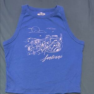 Hollister Blue Santorini Tank Top